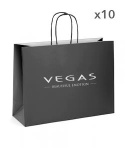 Μεγάλες τσάντες χαρτιού Vegas (10x)